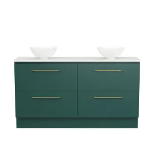 Billie Vanity 1500mm Double WG Basins SilkSurface AC Top Floor standing, Emerald Green Satin by Timberline, a Vanities for sale on Style Sourcebook