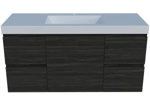 Carlo Vanity 1200mm Centre Bowl 70mm Grand Top Wall Hung, Bottega Oak by Timberline, a Vanities for sale on Style Sourcebook