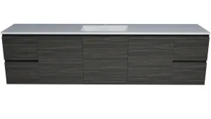 Carlo Vanity 2100mm Centre Bowl Regal Top Wall Hung, Bottega Oak by Timberline, a Vanities for sale on Style Sourcebook