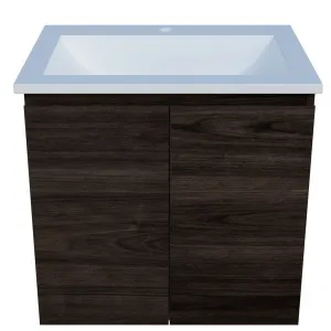 Carlo Vanity 600mm Centre Bowl Regal Top Wall Hung, Perugian Walnut by Timberline, a Vanities for sale on Style Sourcebook