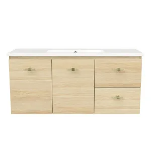 Florida Ensuite Vanity 1000mm Centre Bowl Urban Top Wall hung, Classic Oak by Timberline, a Vanities for sale on Style Sourcebook
