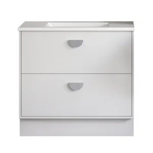 Grange Vanity 900mm Centre Bowl Regal Top Floor standing, White Satin by Timberline, a Vanities for sale on Style Sourcebook