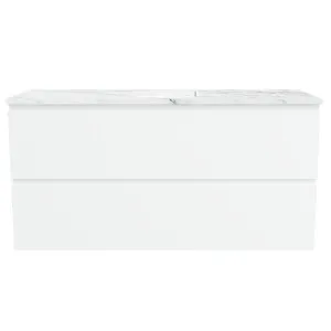 Henley Vanity 1200mm Centre WG Basin SilkSurface UC Top Wall hung, White Satin by Timberline, a Vanities for sale on Style Sourcebook