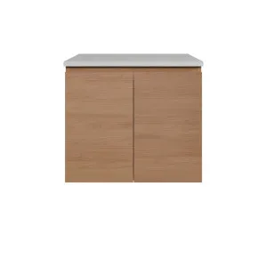 Nevada Vanity 600mm Centre WG Basin SilkSurface AC Top Wall hung, Tassie Oak by Timberline, a Vanities for sale on Style Sourcebook