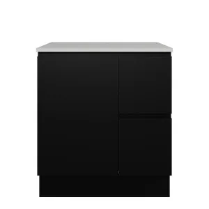 Nevada Vanity 750mm Centre WG Basin SilkSurface AC Top Floor standing, Black Satin by Timberline, a Vanities for sale on Style Sourcebook