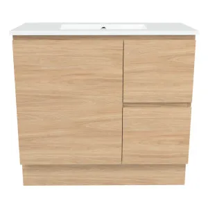 Nevada Vanity 900mm Centre Bowl Alpha Top Floor standing, Elegant Oak by Timberline, a Vanities for sale on Style Sourcebook