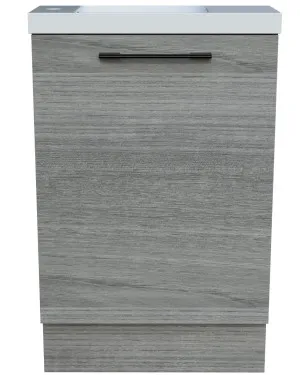 Ollie Vanity 550mm Left Bowl Nano Top Floor standing, Palomera Oak by Timberline, a Vanities for sale on Style Sourcebook