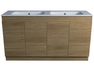 Rockford Vanity 1500mm Double Bowl Haven Top Floor standing, Elegant Oak by Timberline, a Vanities for sale on Style Sourcebook