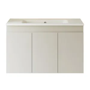 Rockford Vanity 900mm Centre Bowl Haven Top Wall hung, Grey Beige Satin by Timberline, a Vanities for sale on Style Sourcebook