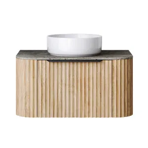 Santos Vanity 750mm Centre WG Basin SilkSurface AC Top Wall hung, Prime Oak by Timberline, a Vanities for sale on Style Sourcebook