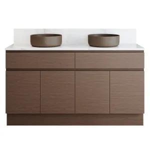 Taylor Vanity 1500mm Double Basins SilkSurface AC Top Floor standing, Upgraded, Rubra Oak by Timberline, a Vanities for sale on Style Sourcebook