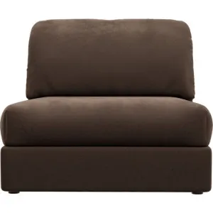 Finley Muse Chocolate Armless Sofa Chair Module by James Lane, a Sofas for sale on Style Sourcebook