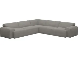 Copenhagen Isla Soft Grey Sofa - 5 Seater Corner Sofa by James Lane, a Sofas for sale on Style Sourcebook