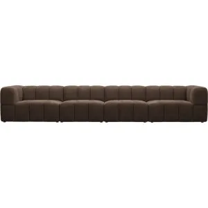 Lucello Muse Chocolate Modular Sofa - 4 Piece by James Lane, a Sofas for sale on Style Sourcebook