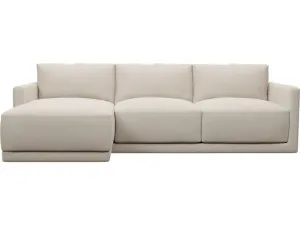 Haven Santa Fe Sand Chaise Sofa - 3 Seater by James Lane, a Sofas for sale on Style Sourcebook