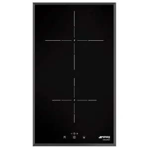Smeg 30cm Induction 2 Burner Cooktop SI5322B by Smeg, a Cooktops for sale on Style Sourcebook