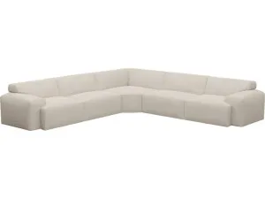Copenhagen Santa Fe Sand Sofa - 5 Seater Wedge Corner Sofa by James Lane, a Sofas for sale on Style Sourcebook