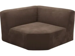 Copenhagen Muse Chocolate Wedge Corner Chair Sofa Module by James Lane, a Sofas for sale on Style Sourcebook