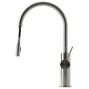 Titan Essentials Gooseneck Pull Out Kitchen Mixer Tap TTES2X by Titan, a Kitchen Taps & Mixers for sale on Style Sourcebook
