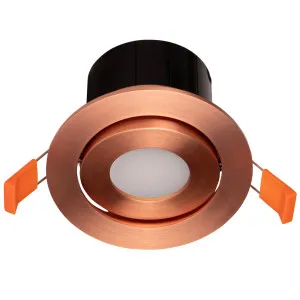 avit Prime Smart Colour Changing and Tunable White Tilt Recessed LED Downlight Copper by Havit, a Lighting for sale on Style Sourcebook