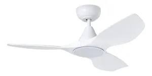 Eglo Surf 40" DC Ceiling Fan with LED Light and Remote White by Eglo, a Ceiling Fans for sale on Style Sourcebook