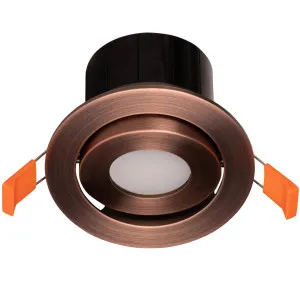 avit Prime Smart Colour Changing and Tunable White Tilt Recessed LED Downlight Antique Brass by Havit, a Lighting for sale on Style Sourcebook