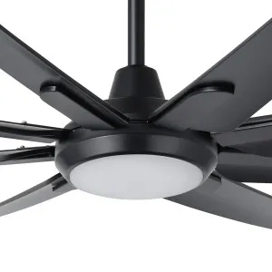 Eglo Santorini Ceiling Fan 20W Tricolour LED Light Kit Black by Eglo, a Ceiling Fans for sale on Style Sourcebook