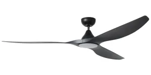 Eglo Surf 72" DC Ceiling Fan with LED Light and Remote Black by Eglo, a Ceiling Fans for sale on Style Sourcebook
