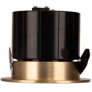 Havit Prime Round Recessed Tricolour LED Downlight Brass by Havit, a Lighting for sale on Style Sourcebook