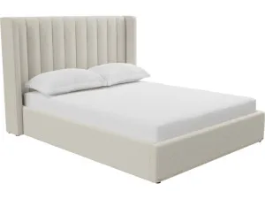 Isabella Bed Boucle Ivory by James Lane, a Beds & Bed Frames for sale on Style Sourcebook