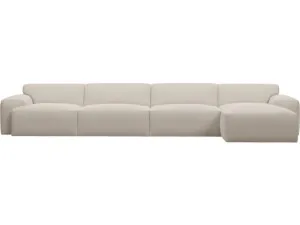 Copenhagen Santa Fe Sand Chaise Sofa - 4 Seater by James Lane, a Sofas for sale on Style Sourcebook