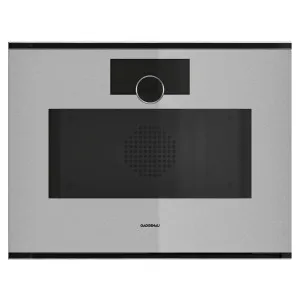 Gaggenau 60cm Minimalistic Series Compact Built-In Combi-Steam Oven Left Hinge - Sterling GS271130 by Gaggenau, a Ovens for sale on Style Sourcebook