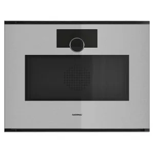 Gaggenau 60cm Minimalistic Series Compact Built-In Combi-Microwave Oven Right Hinge - Sterling GM250130 by Gaggenau, a Ovens for sale on Style Sourcebook