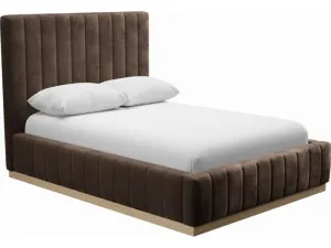 Brentwood Gas Lift Bed Muse Chocolate by James Lane, a Beds & Bed Frames for sale on Style Sourcebook