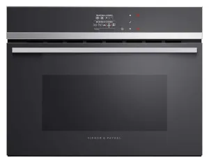 Fisher & Paykel Series 9 60cm Contemporary Compact Combi-Microwave Oven OM60NDB1 by Fisher & Paykel, a Ovens for sale on Style Sourcebook