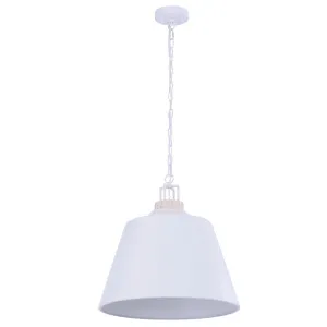 CLA Cloche Sculptural Metal Bell Shaped Pendant with Travertine Accent White with Beige Travertine by Compact Lamps Australia, a Lighting for sale on Style Sourcebook
