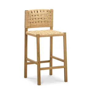 Kyren Woven Rope Counter Stool, Indoor & Outdoor by L3 Home, a Dining Tables for sale on Style Sourcebook