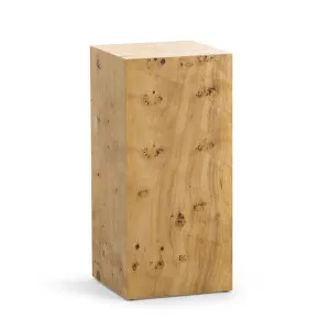 Calix Burl Plinth Medium, Natural by L3 Home, a Side Table for sale on Style Sourcebook