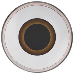 Telbix Amity Modern Luxe LED Wall Light with Sculptural Round Glass Smoke by Telbix, a Wall Lighting for sale on Style Sourcebook