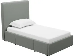 Aria Tribute Storm Left Drawer Storage Bed by James Lane, a Beds & Bed Frames for sale on Style Sourcebook