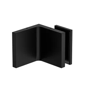 Stealth Wall to Glass Bracket with 30mm plate Matte Black by Estelle, a Bathroom Fixtures for sale on Style Sourcebook