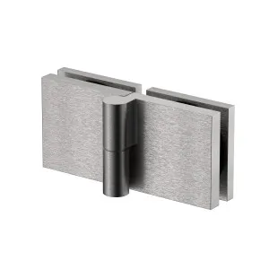 Round Door Bi-Fold Hinge Right Handed Satin Nickel by Estelle, a Bathroom Fixtures for sale on Style Sourcebook