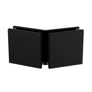 Boston Glass to Glass 135 Degree Bracket Matte Black by Estelle, a Bathroom Fixtures for sale on Style Sourcebook