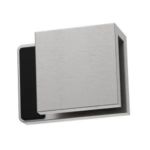 Boston Right Hand Glass to Glass 180 Degree Doorstop Satin Nickel by Estelle, a Bathroom Fixtures for sale on Style Sourcebook