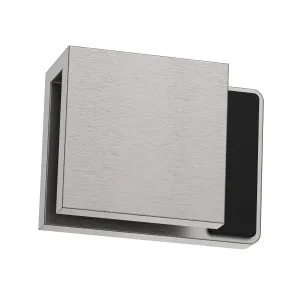 Boston Left Hand Glass to Glass 180 Degree Doorstop Satin Nickel by Estelle, a Bathroom Fixtures for sale on Style Sourcebook