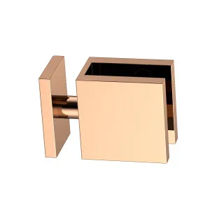 Boston 90 Degree Glass to Glass Clamp Polished Rose Gold by Estelle, a Bathroom Fixtures for sale on Style Sourcebook