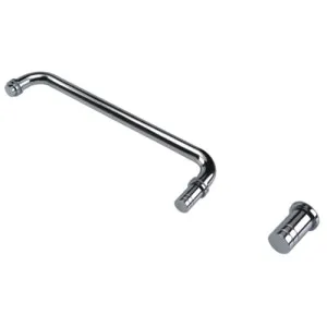 Round Towel Rail with IDK6 Door Knob Matte Black by Estelle, a Towel Rails for sale on Style Sourcebook