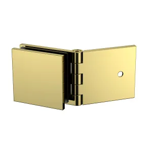 Adjustable Angle Wall to Glass Bracket with 50mm Cover Plate - Polished Gold by Estelle, a Bathroom Fixtures for sale on Style Sourcebook