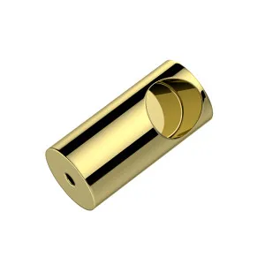 Round DIY Glass to Rail Fitting Polished Gold by Estelle, a Door Hardware for sale on Style Sourcebook