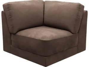 Monica Muse Chocolate Corner Sofa Chair Module by James Lane, a Sofas for sale on Style Sourcebook